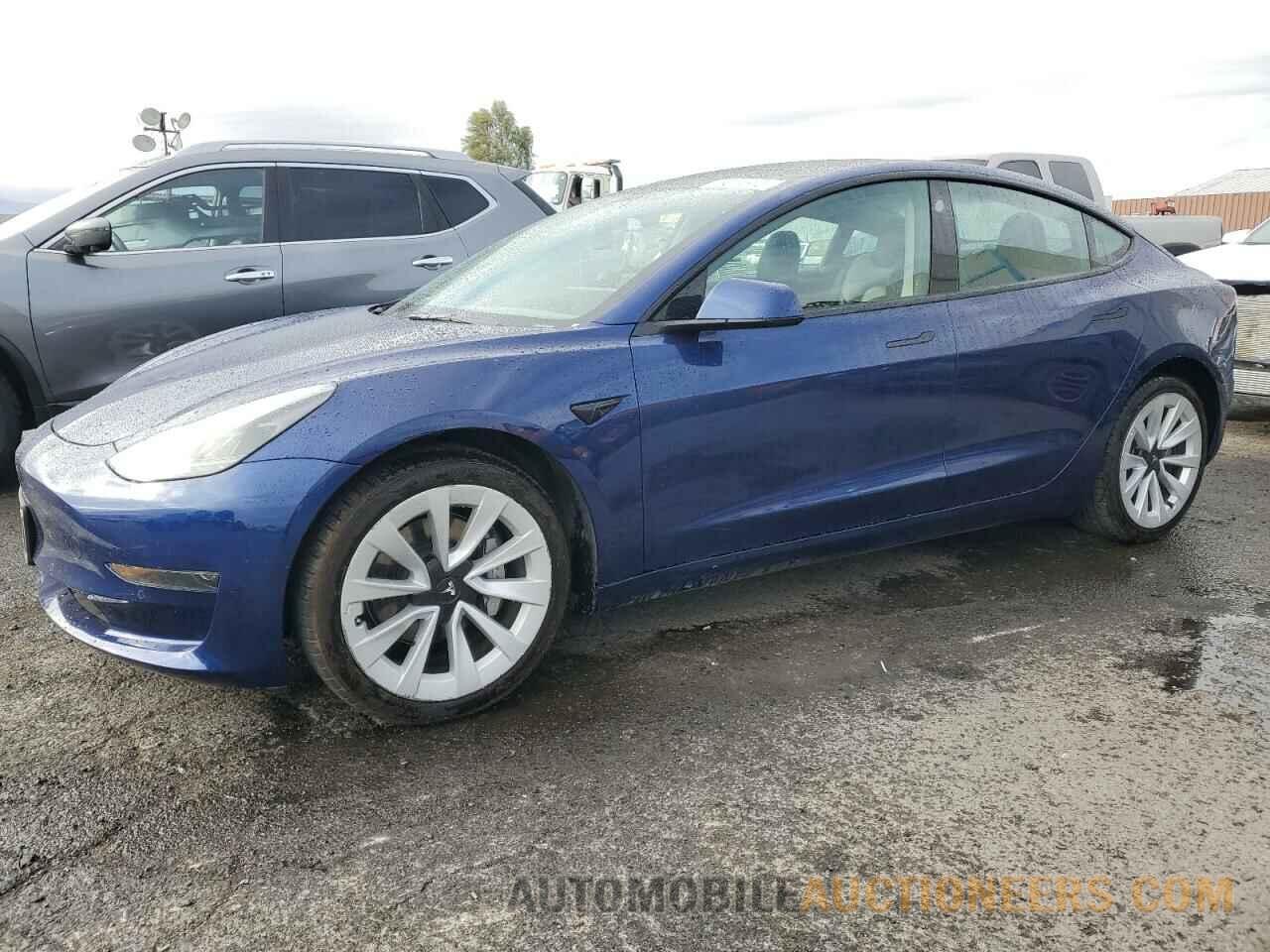 5YJ3E1EA6NF369203 TESLA MODEL 3 2022