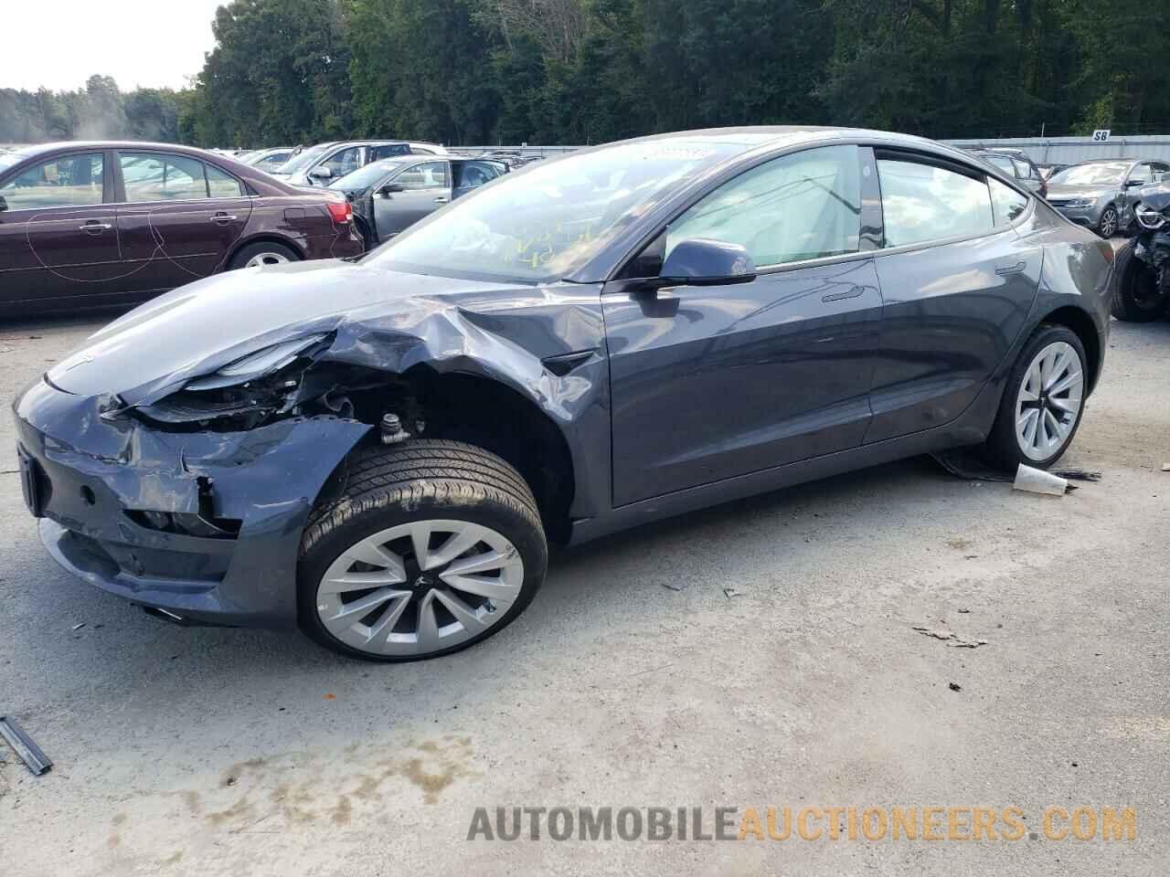 5YJ3E1EA6NF370321 TESLA MODEL 3 2022