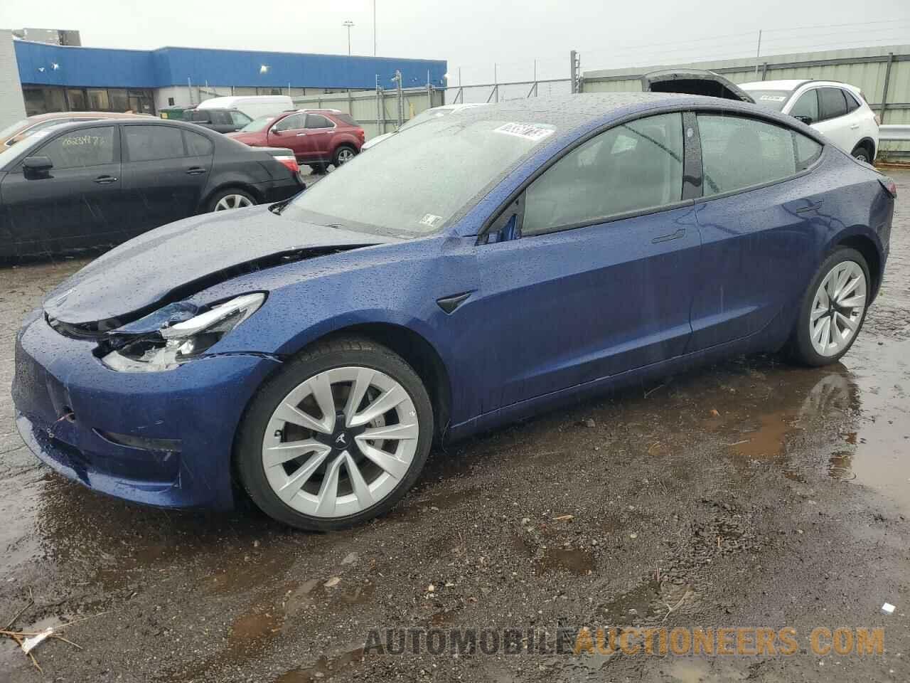 5YJ3E1EA6NF370447 TESLA MODEL 3 2022