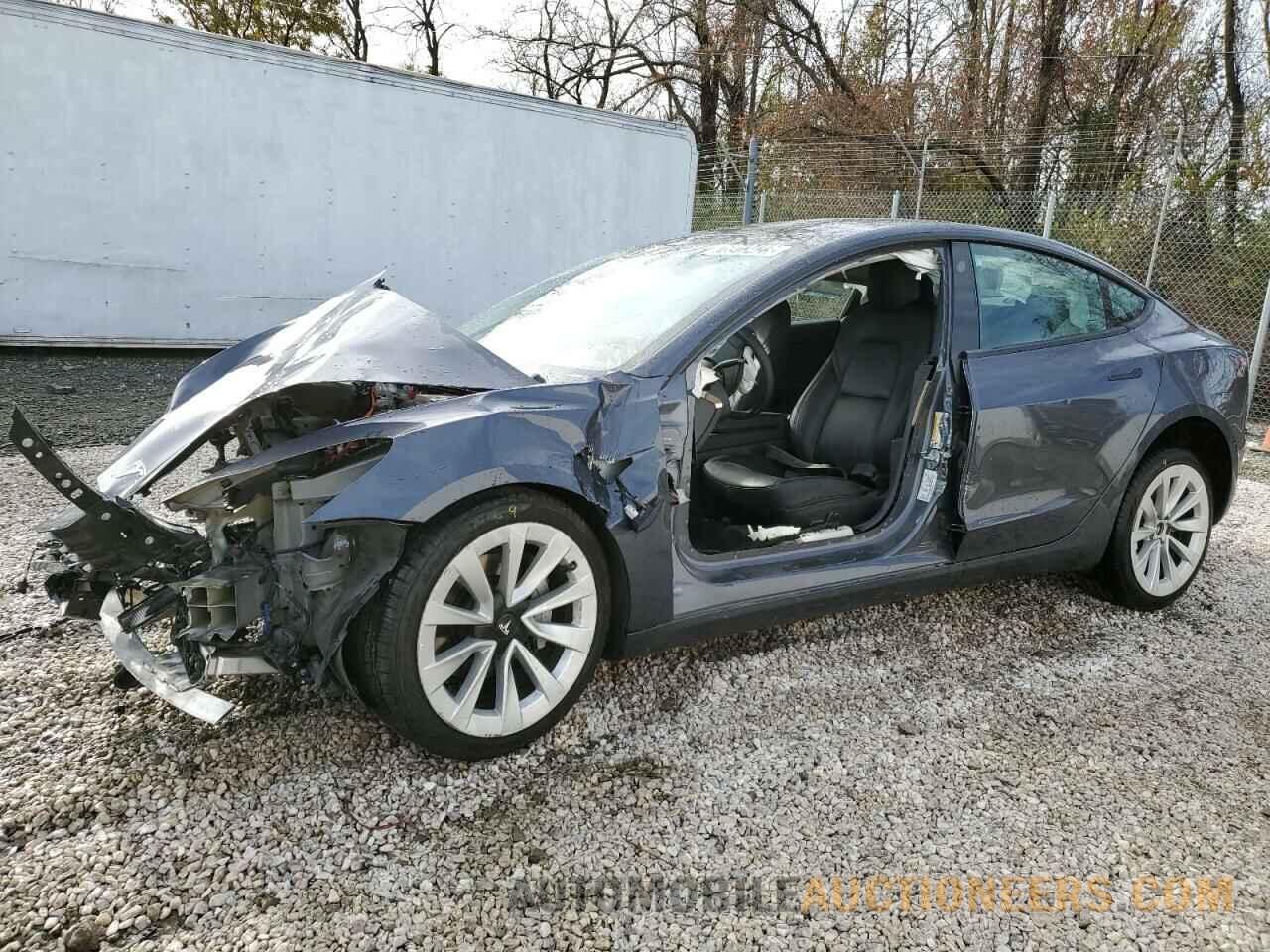 5YJ3E1EA6NF370657 TESLA MODEL 3 2022