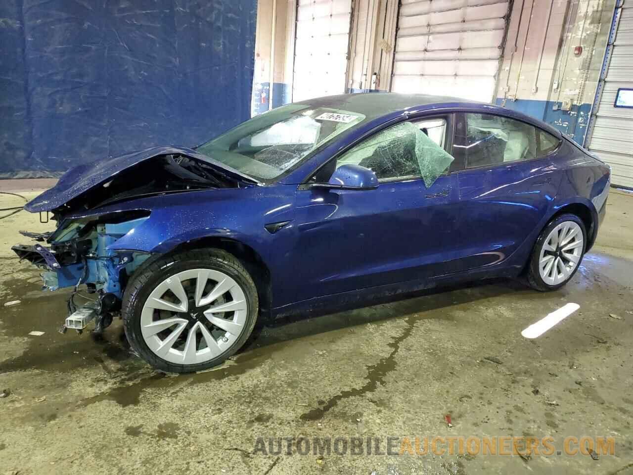 5YJ3E1EA6NF370853 TESLA MODEL 3 2022