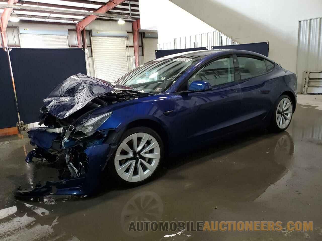 5YJ3E1EA6NF371100 TESLA MODEL 3 2022