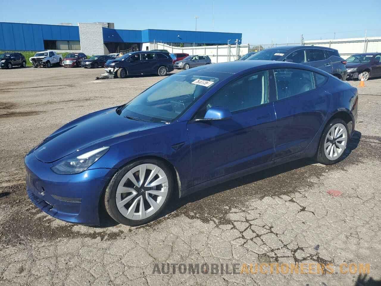 5YJ3E1EA6NF371601 TESLA MODEL 3 2022