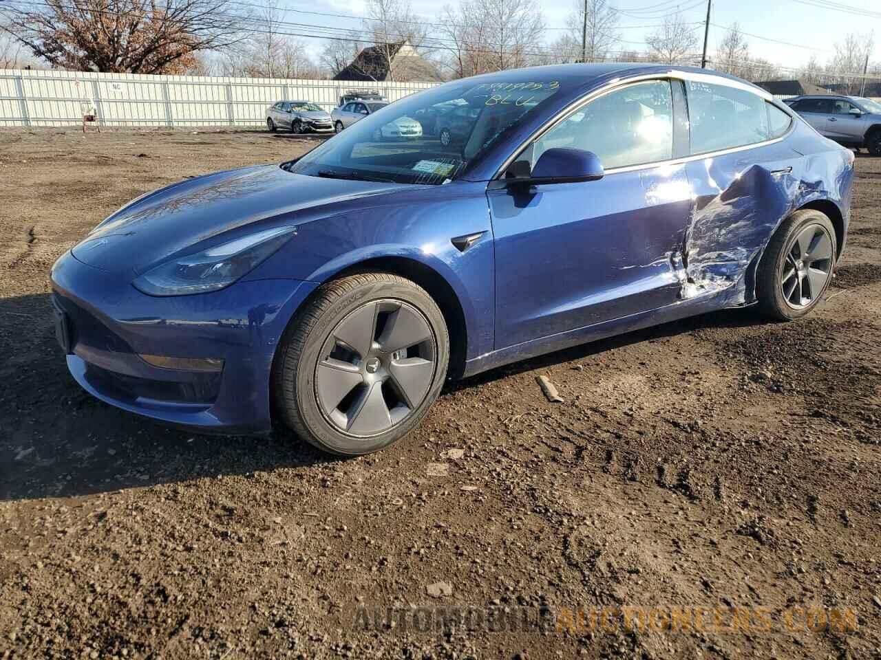 5YJ3E1EA6NF371842 TESLA MODEL 3 2022