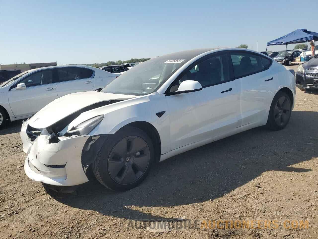 5YJ3E1EA6NF371856 TESLA MODEL 3 2022