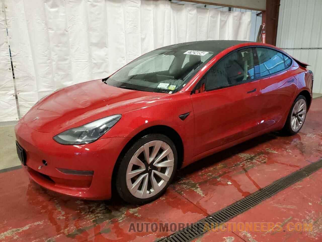 5YJ3E1EA6NF372246 TESLA MODEL 3 2022