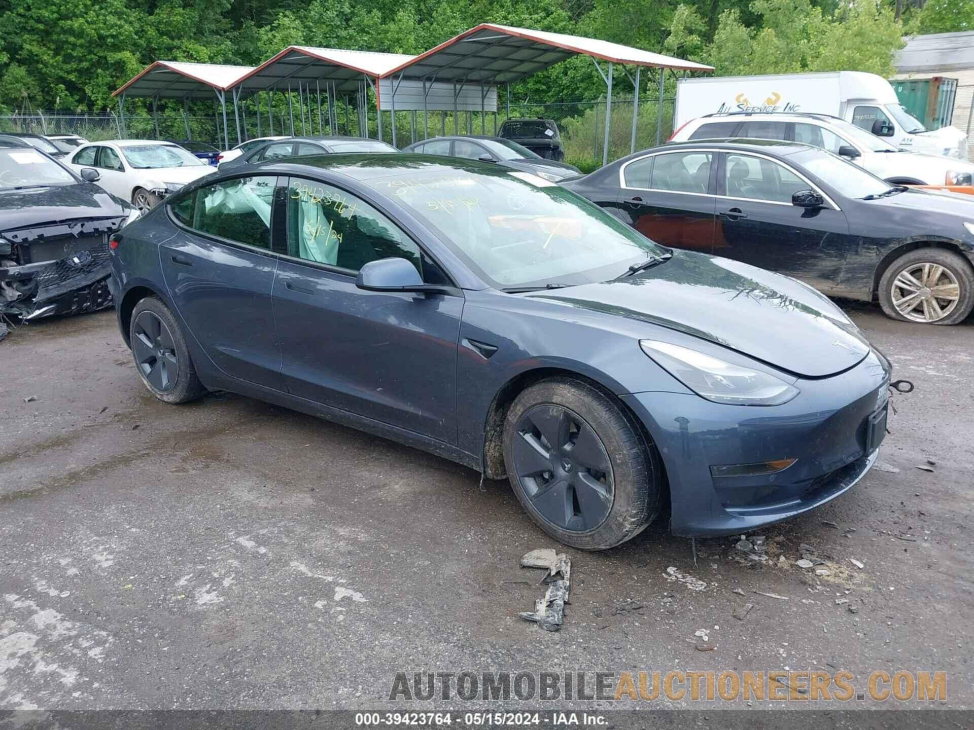 5YJ3E1EA6NF375051 TESLA MODEL 3 2022