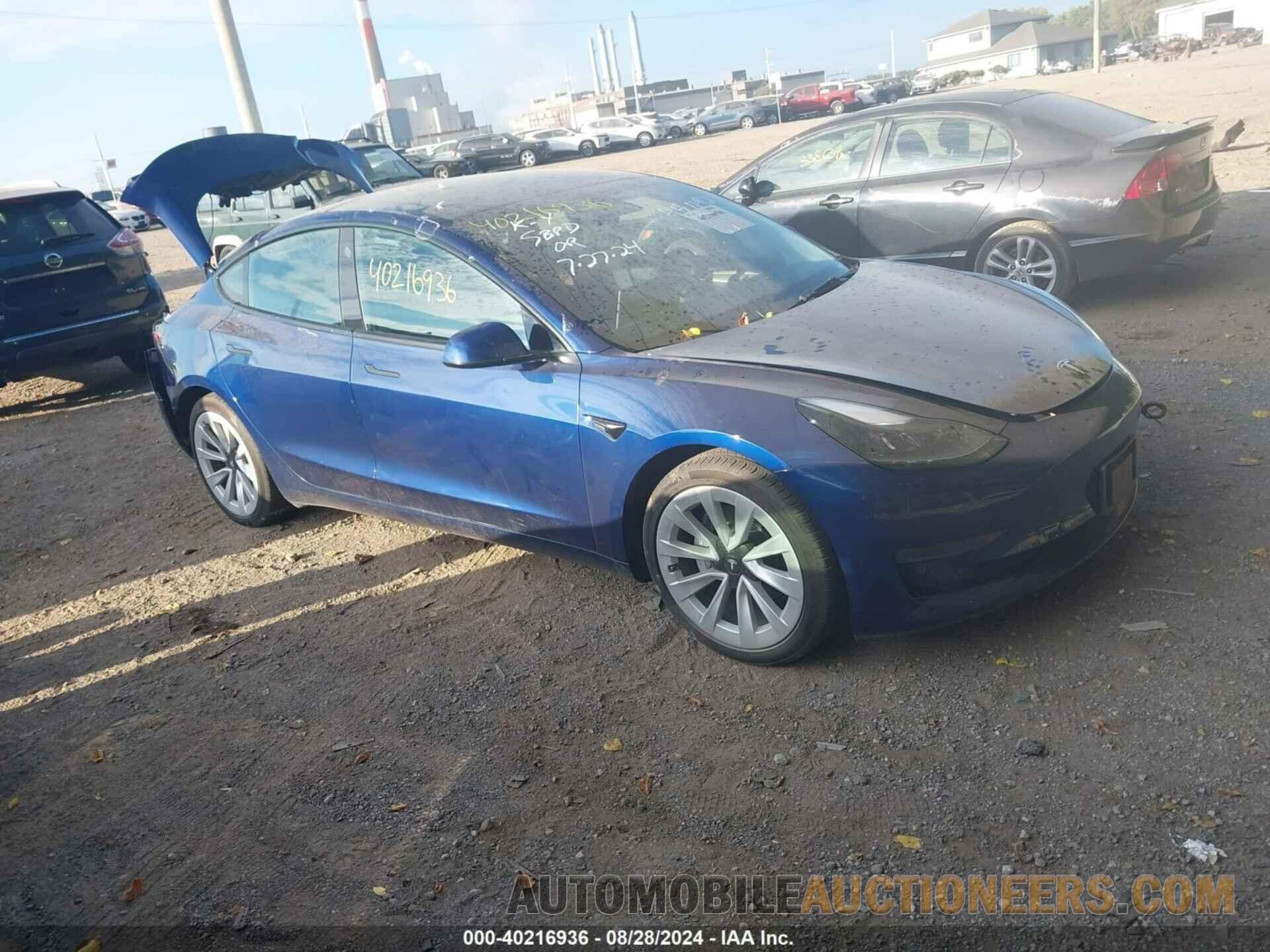 5YJ3E1EA6PF451192 TESLA MODEL 3 2023