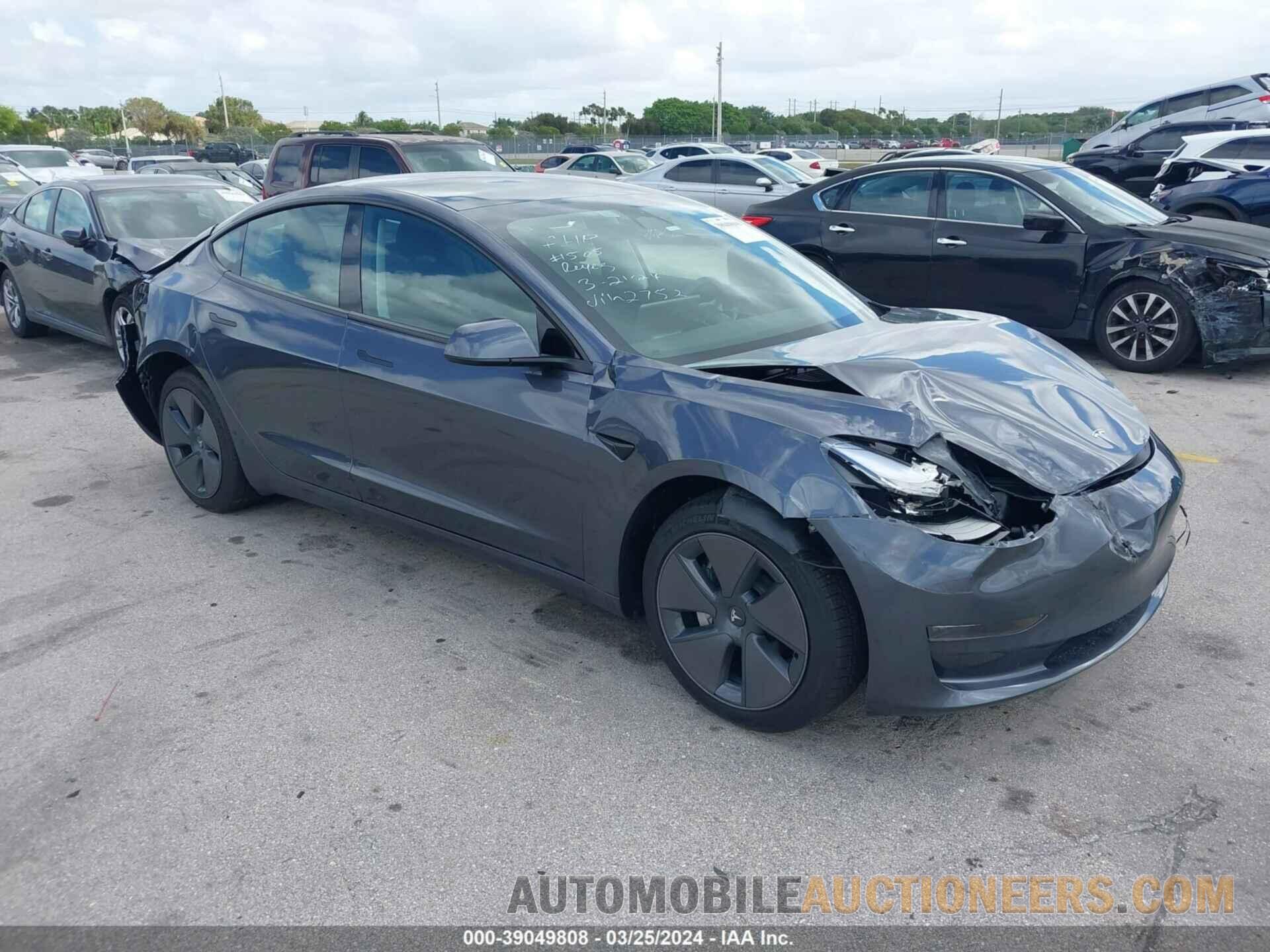 5YJ3E1EA6PF692752 TESLA MODEL 3 2023