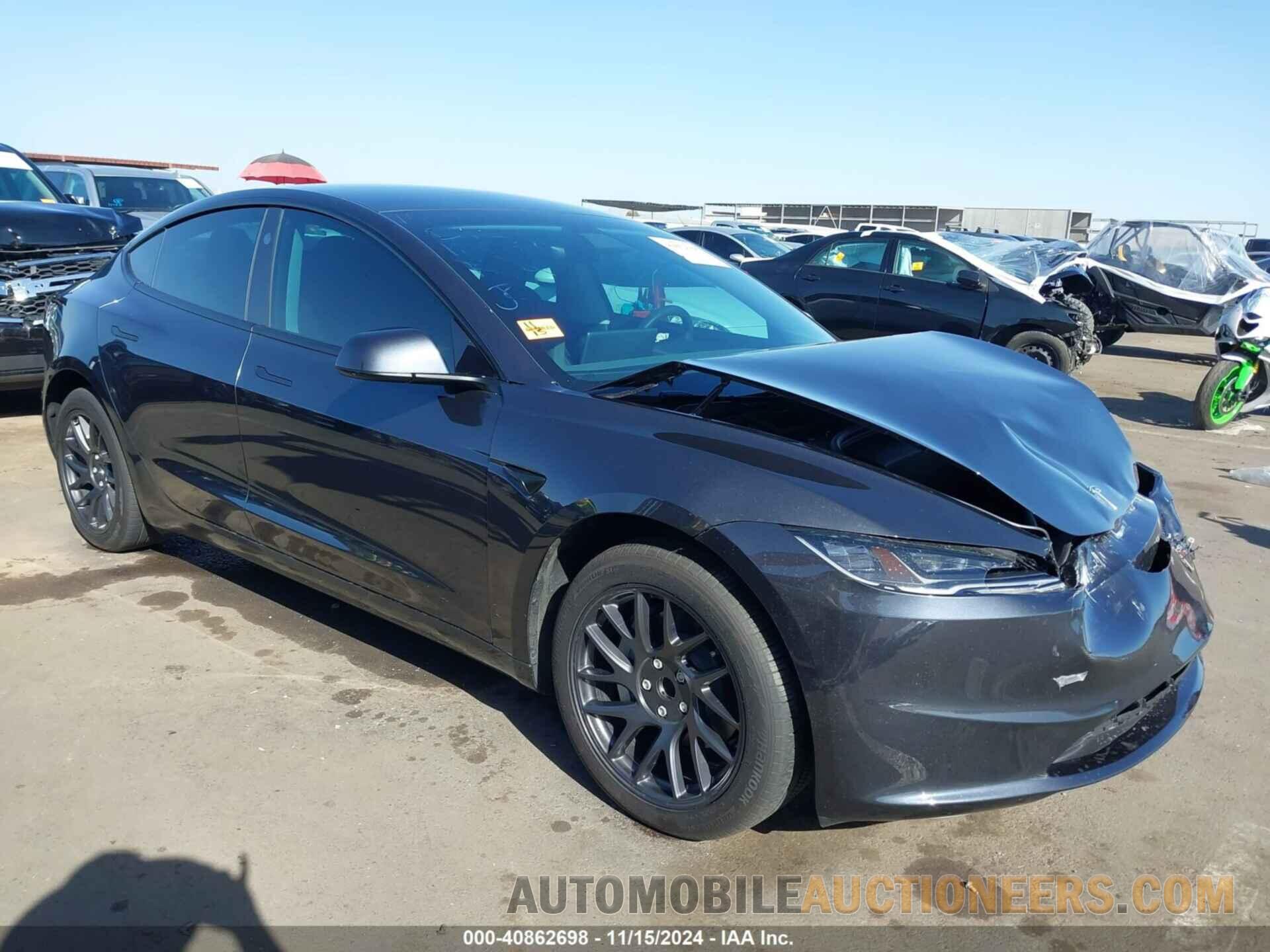 5YJ3E1EA6RF727891 TESLA MODEL 3 2024