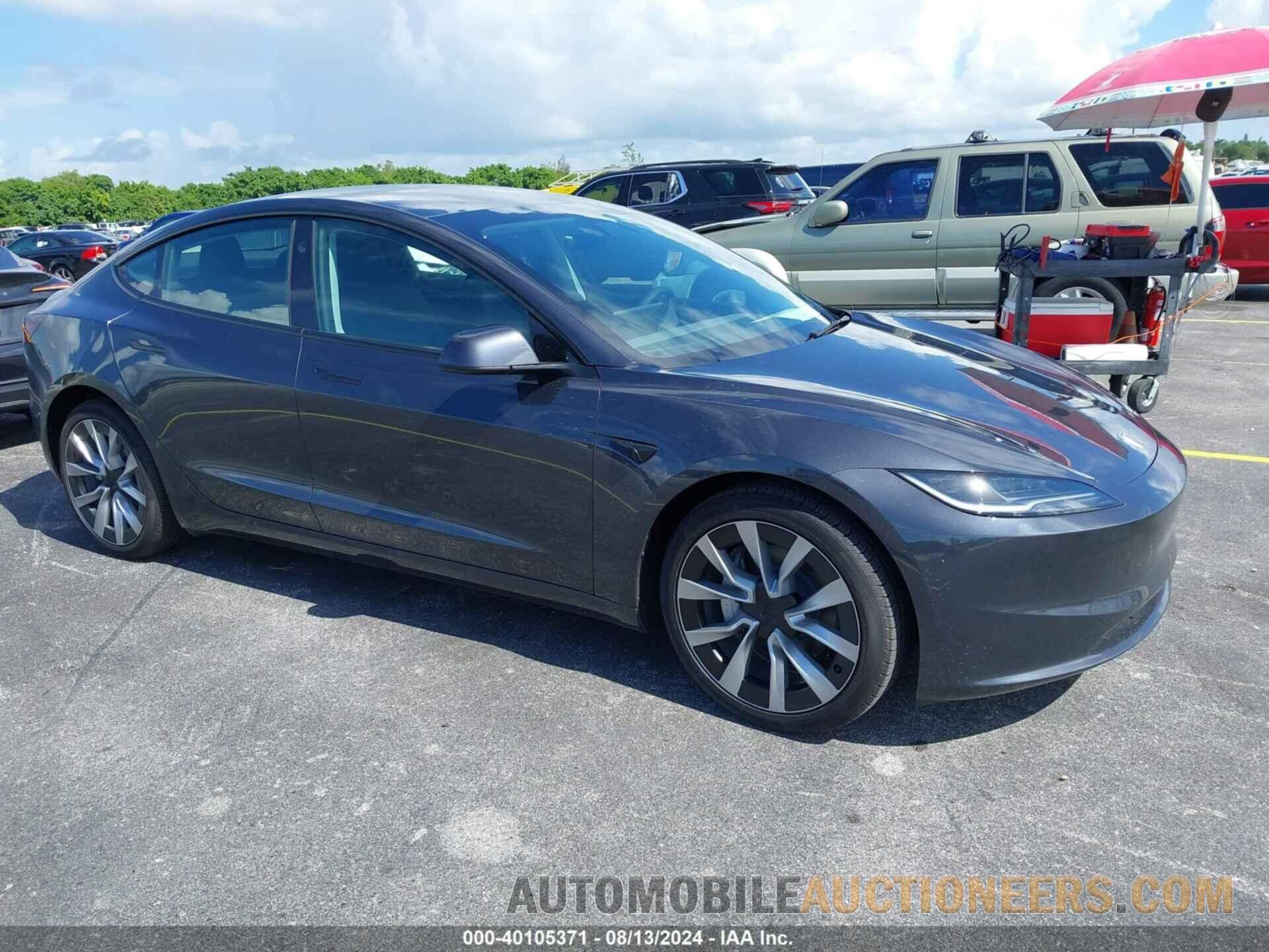 5YJ3E1EA6RF752130 TESLA MODEL 3 2024