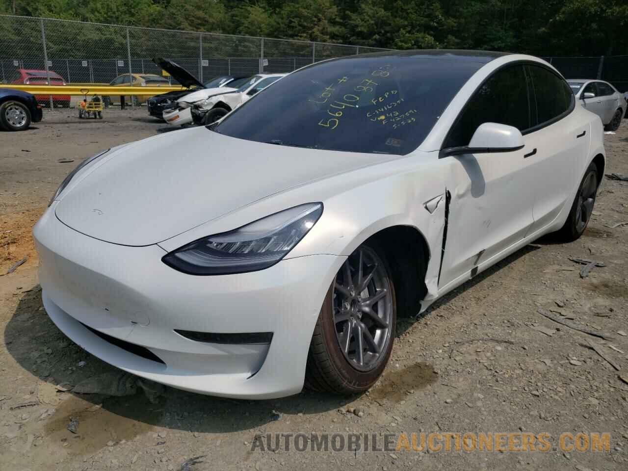 5YJ3E1EA7LF427591 TESLA MODEL 3 2020