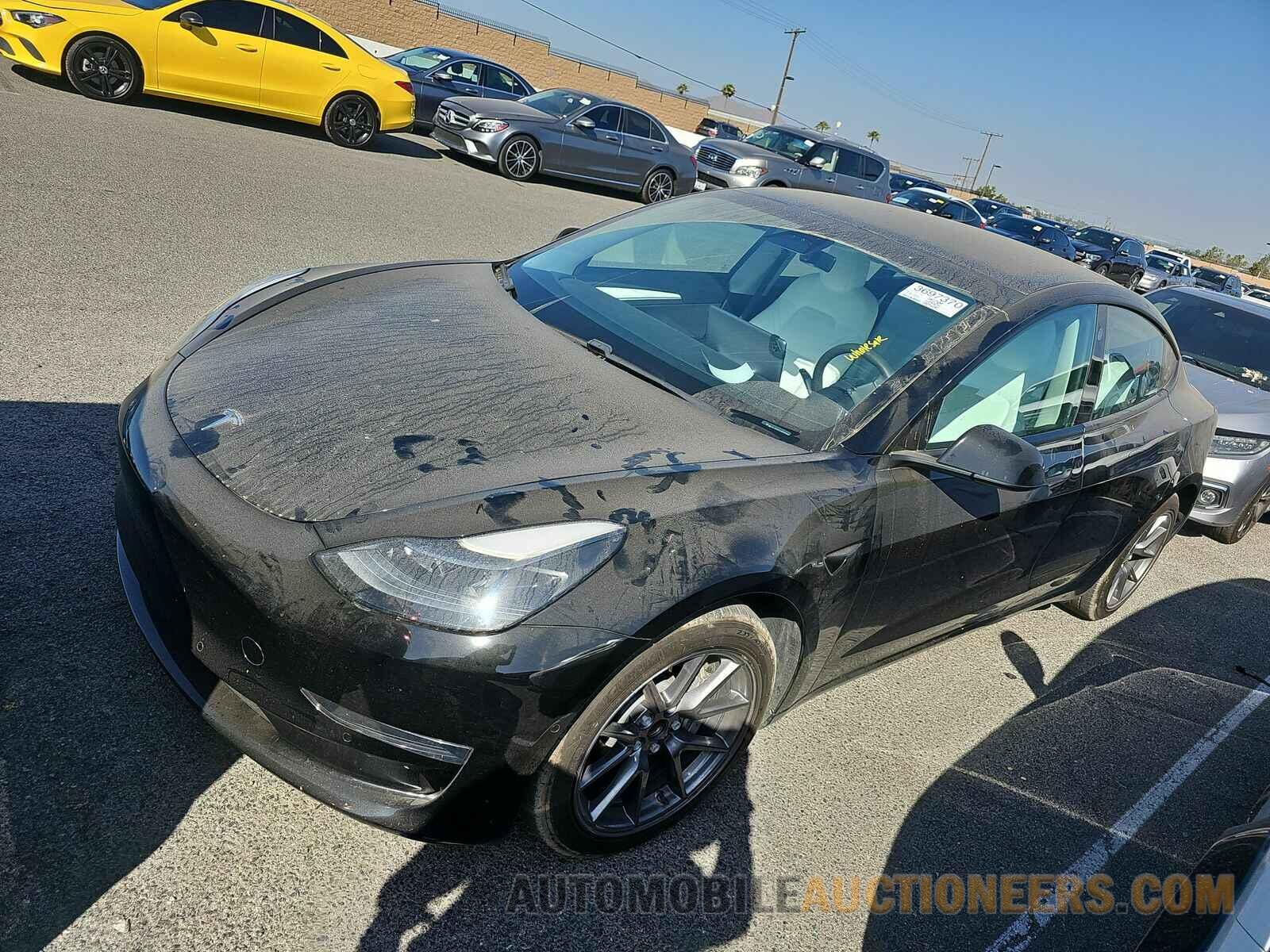 5YJ3E1EA7MF000610 Tesla Model 3 2021