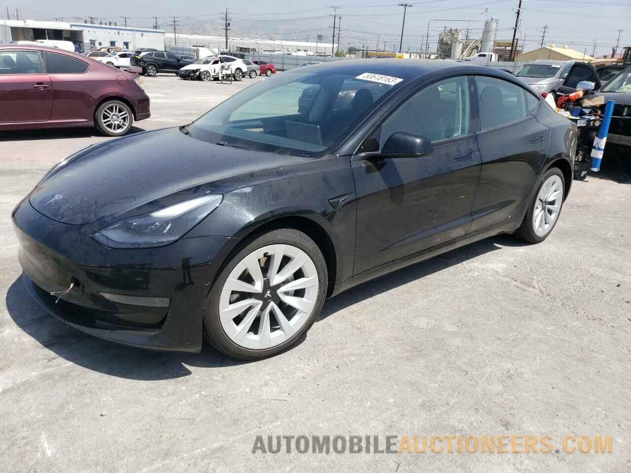 5YJ3E1EA7MF001448 TESLA MODEL 3 2021