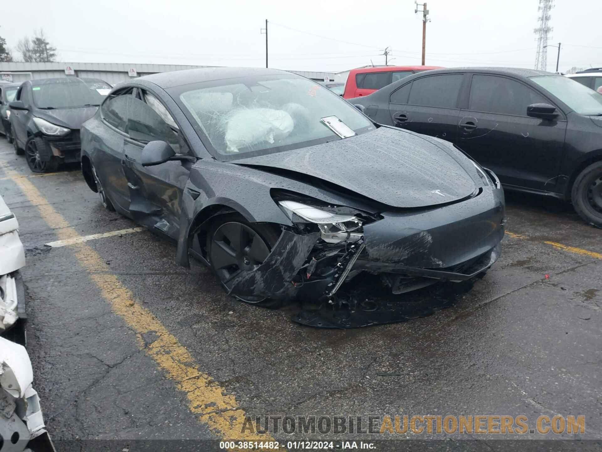 5YJ3E1EA7MF014538 TESLA MODEL 3 2021