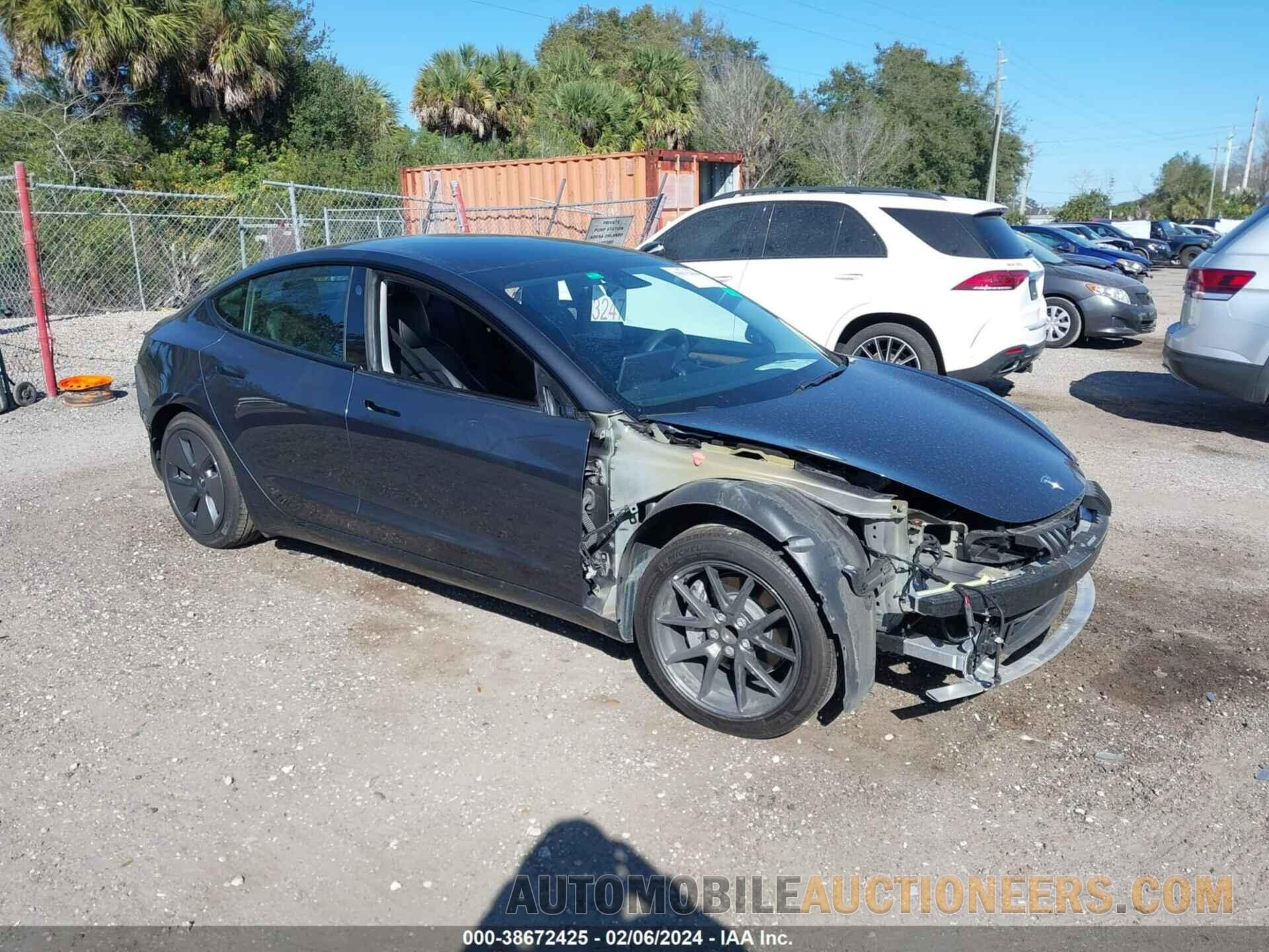 5YJ3E1EA7MF016421 TESLA MODEL 3 2021