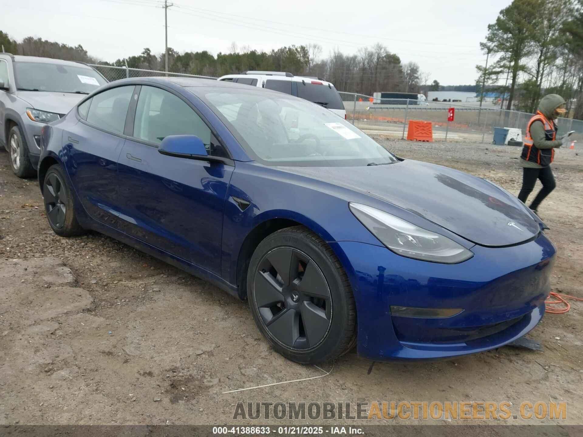 5YJ3E1EA7MF016743 TESLA MODEL 3 2021