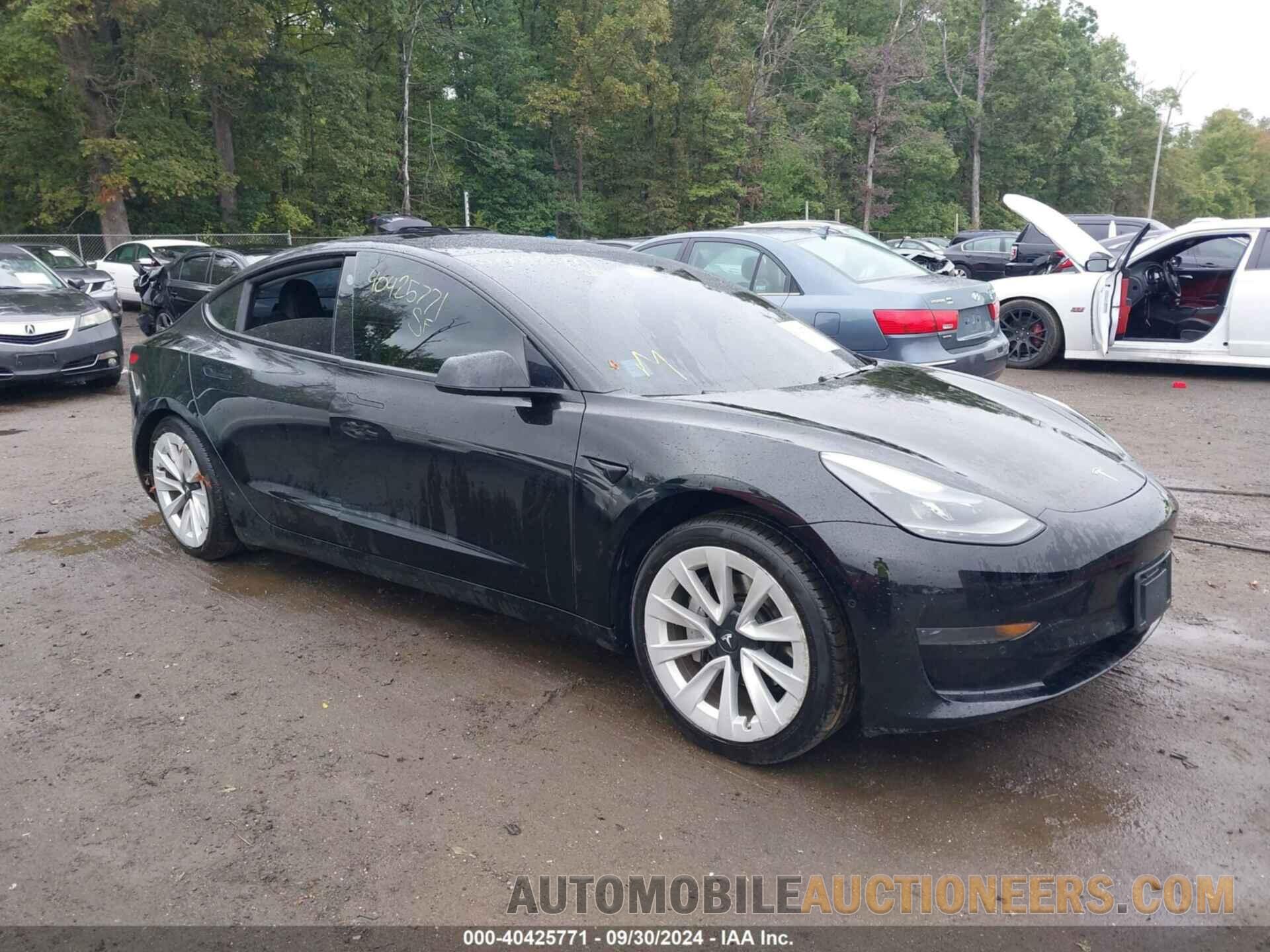 5YJ3E1EA7MF020775 TESLA MODEL 3 2021