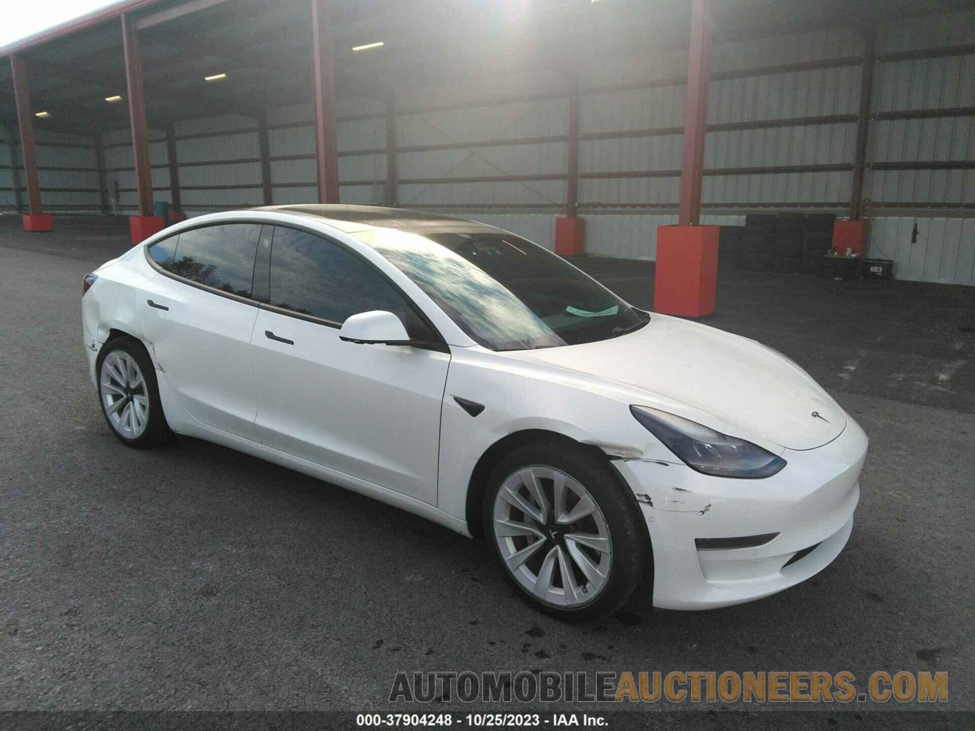 5YJ3E1EA7MF030609 TESLA MODEL 3 2021