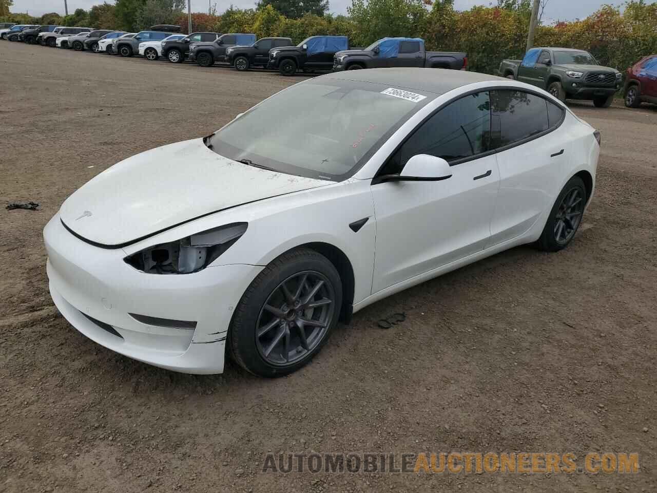 5YJ3E1EA7MF031002 TESLA MODEL 3 2021