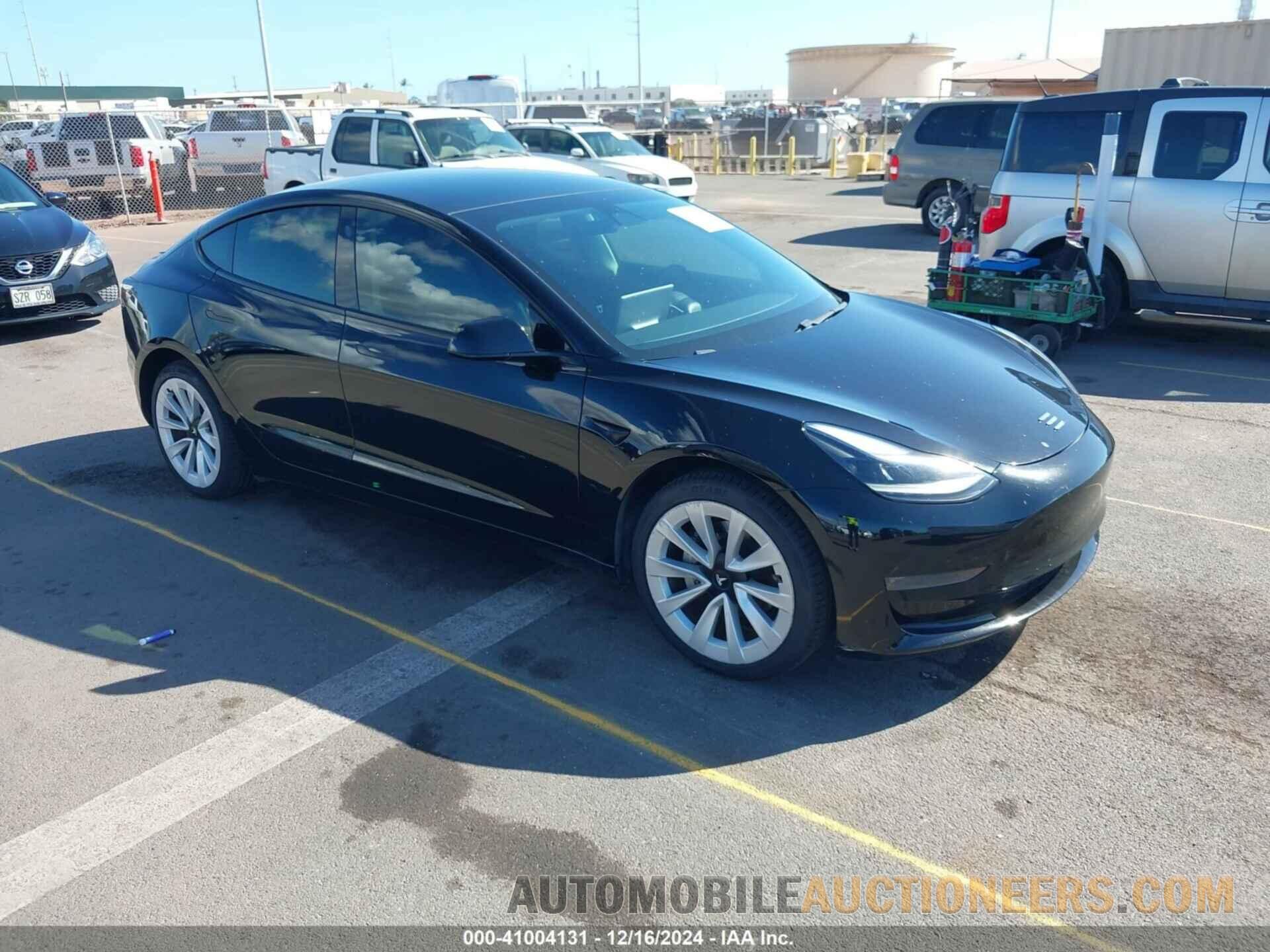 5YJ3E1EA7MF031288 TESLA MODEL 3 2021