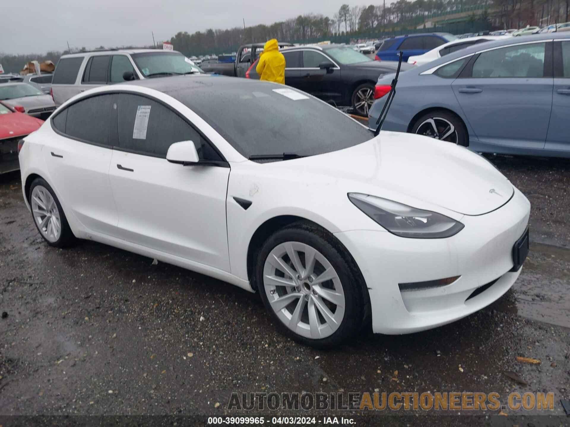 5YJ3E1EA7MF032277 TESLA MODEL 3 2021