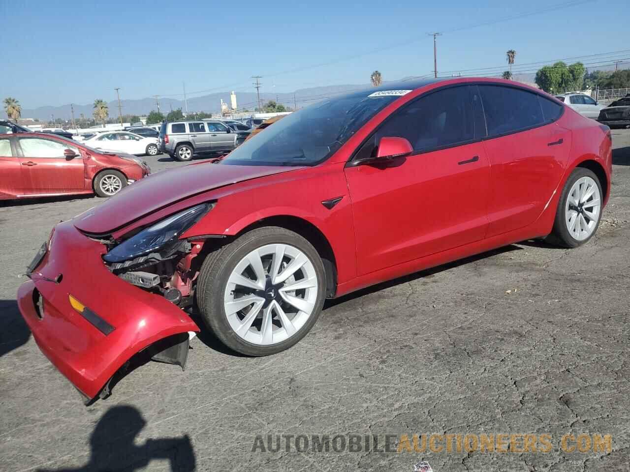 5YJ3E1EA7MF057499 TESLA MODEL 3 2021