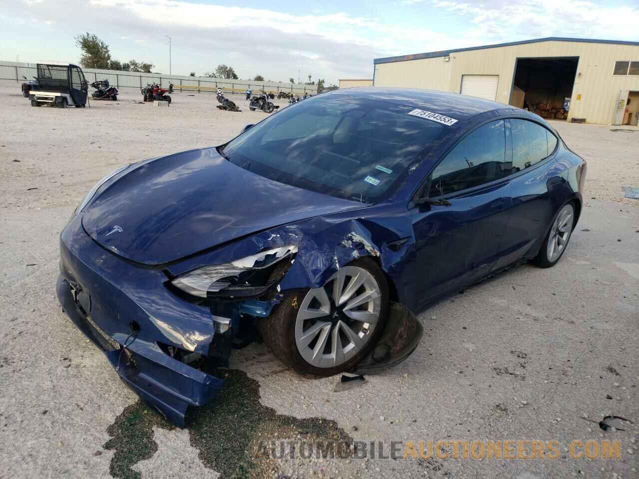 5YJ3E1EA7MF059978 TESLA MODEL 3 2021