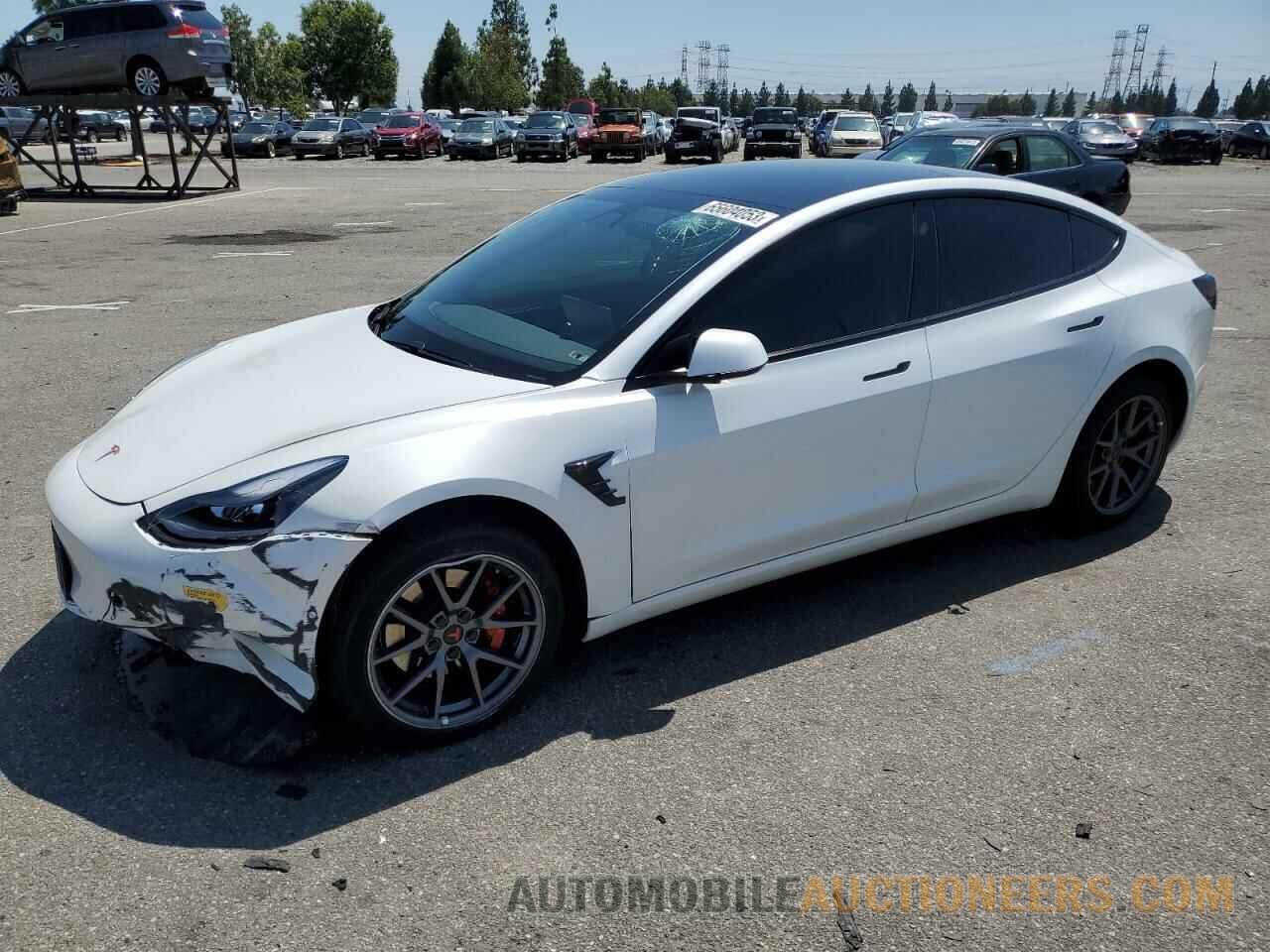 5YJ3E1EA7MF060564 TESLA MODEL 3 2021