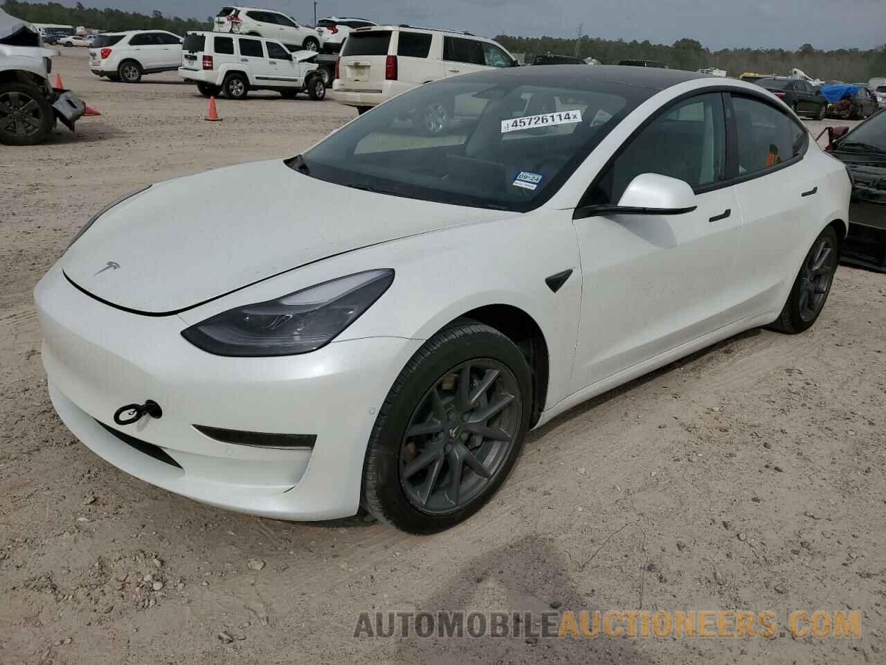 5YJ3E1EA7MF062783 TESLA MODEL 3 2021