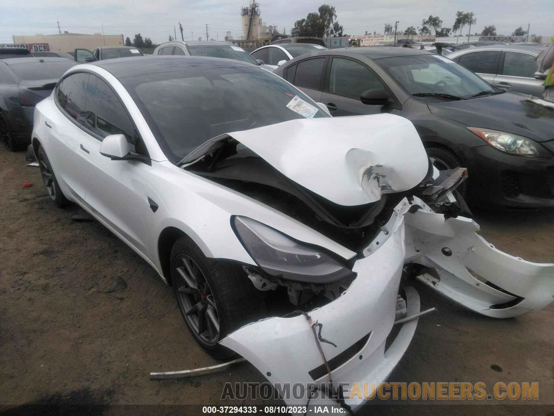 5YJ3E1EA7MF076943 TESLA MODEL 3 2021