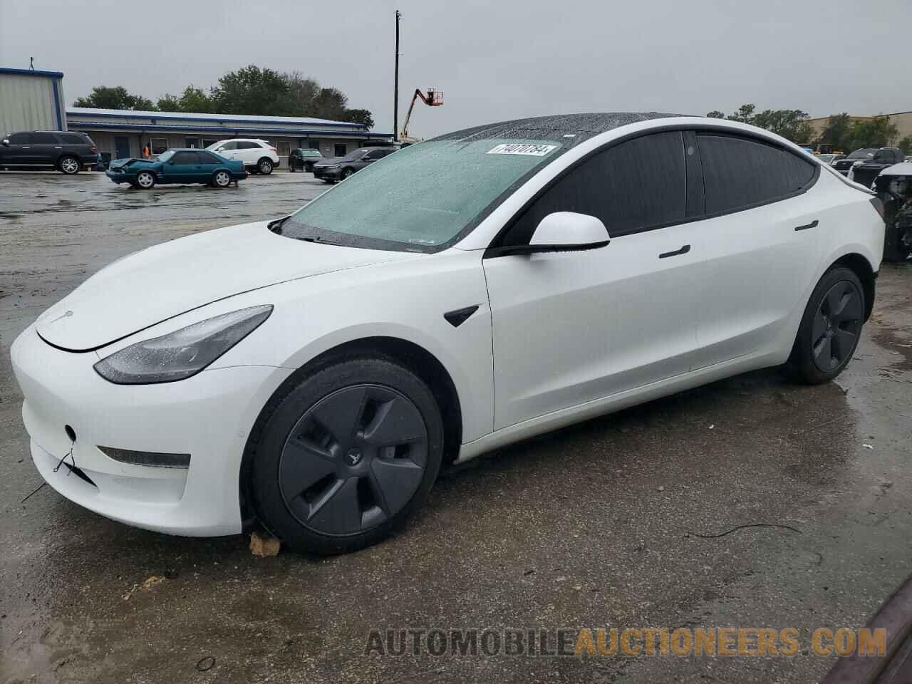 5YJ3E1EA7MF077400 TESLA MODEL 3 2021