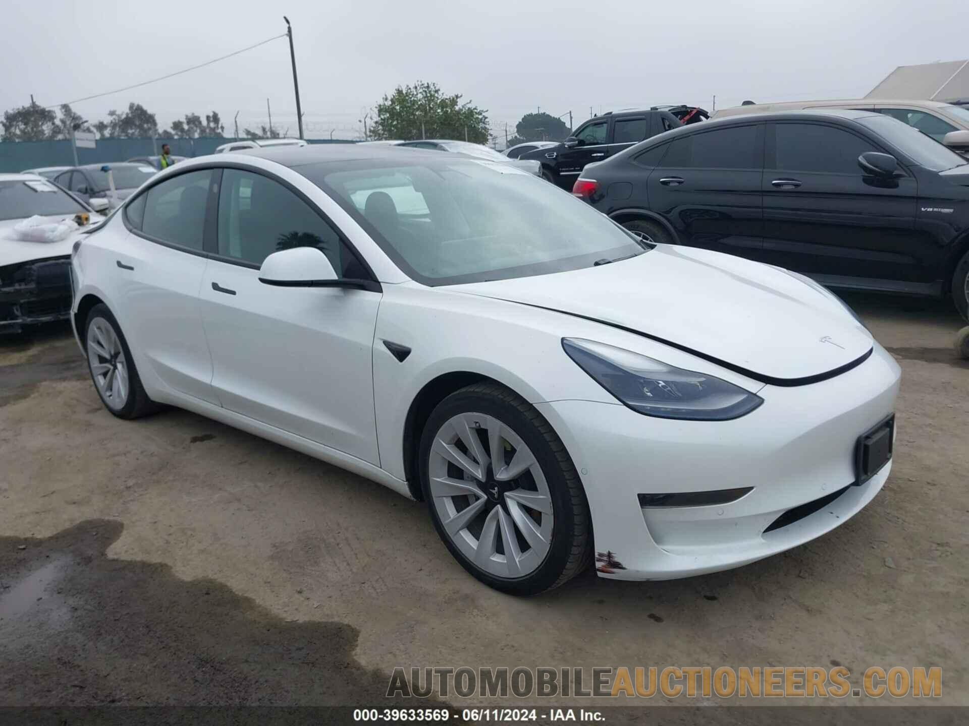 5YJ3E1EA7MF078871 TESLA MODEL 3 2021