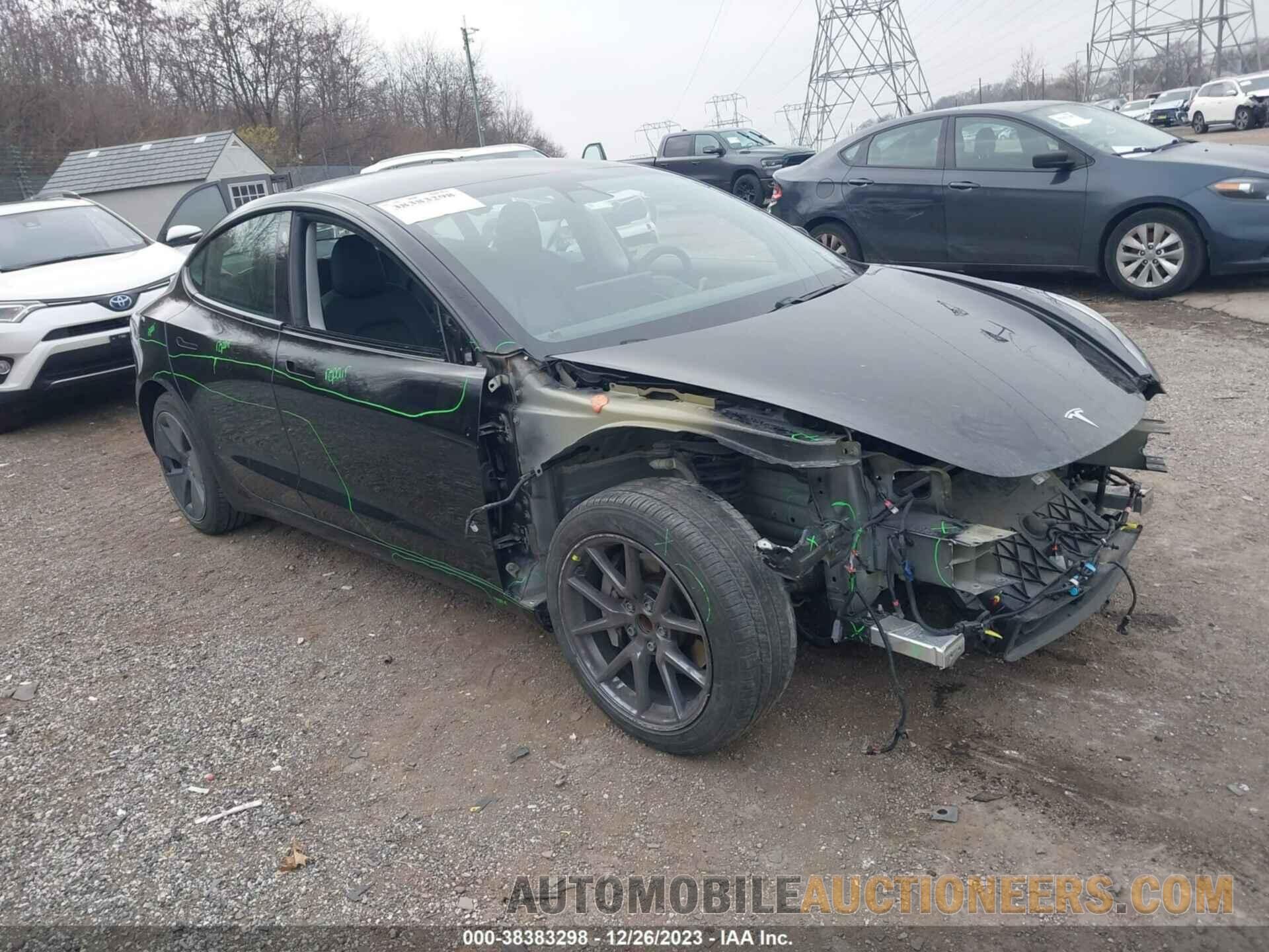 5YJ3E1EA7MF083570 TESLA MODEL 3 2021