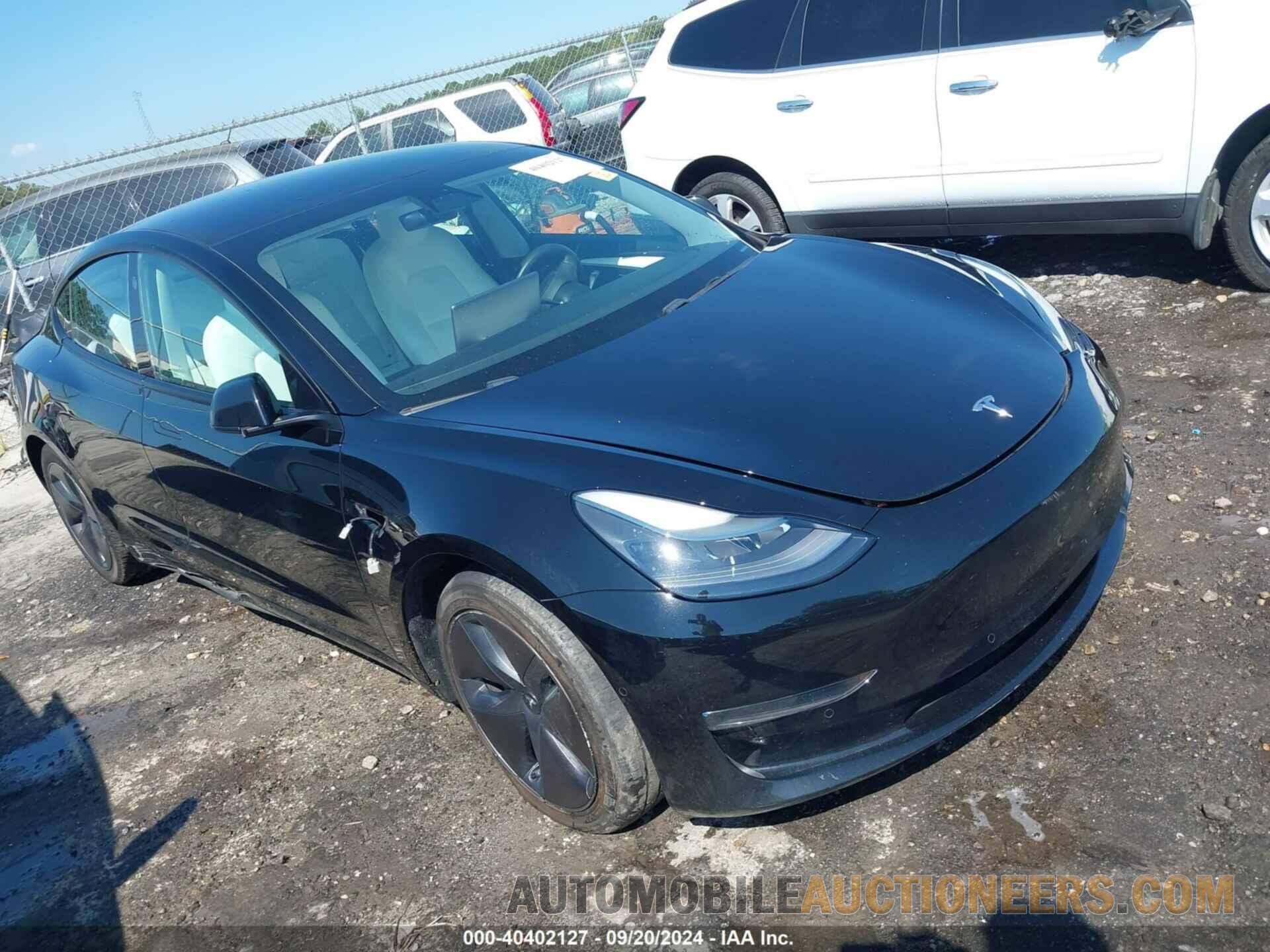 5YJ3E1EA7MF084492 TESLA MODEL 3 2021