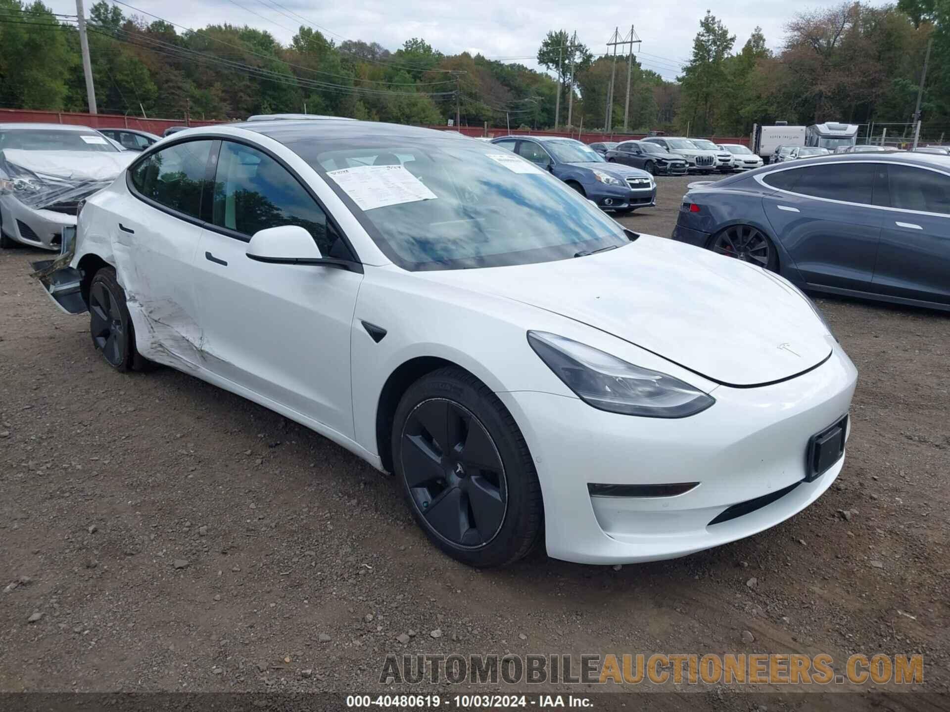 5YJ3E1EA7MF085190 TESLA MODEL 3 2021