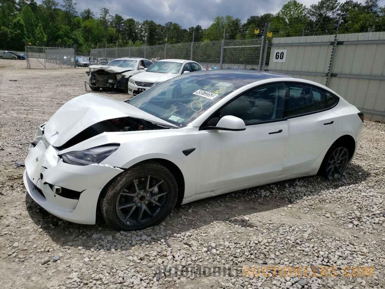 5YJ3E1EA7MF085593 TESLA MODEL 3 2021