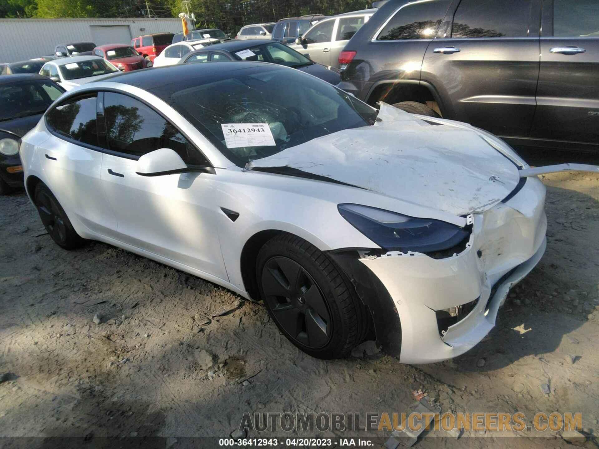 5YJ3E1EA7MF090034 TESLA MODEL 3 2021