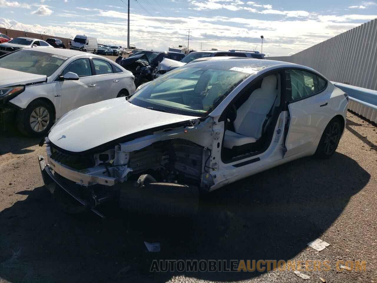 5YJ3E1EA7MF092091 TESLA MODEL 3 2021