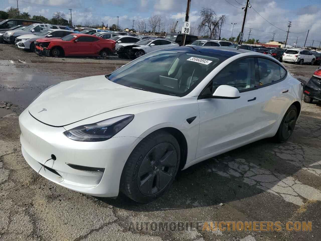 5YJ3E1EA7MF097047 TESLA MODEL 3 2021