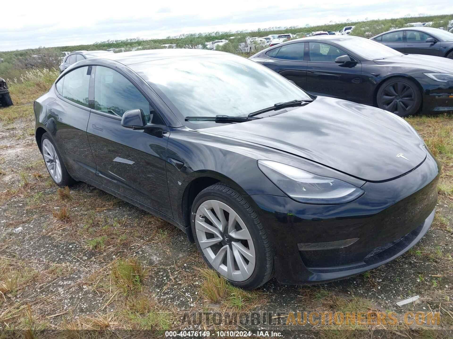 5YJ3E1EA7MF098649 TESLA MODEL 3 2021