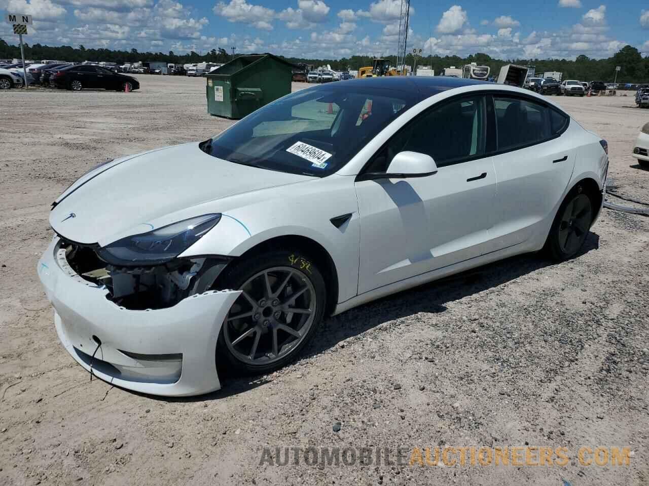 5YJ3E1EA7MF100206 TESLA MODEL 3 2021