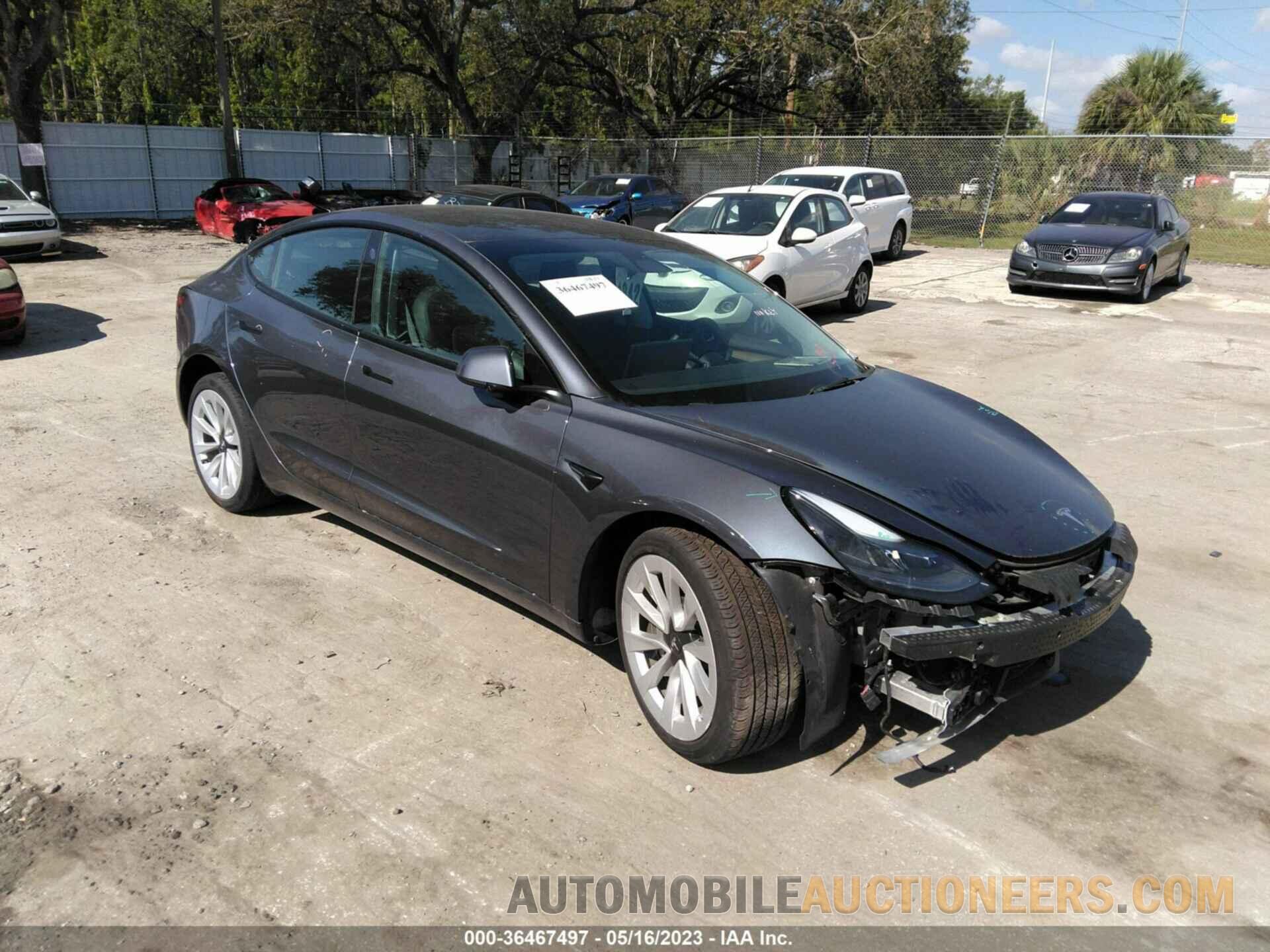 5YJ3E1EA7MF100948 TESLA MODEL 3 2021