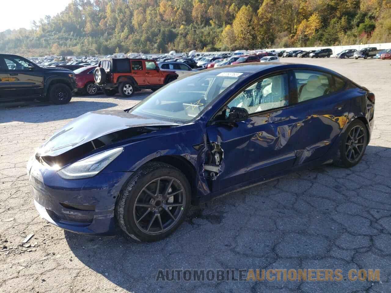 5YJ3E1EA7MF856845 TESLA MODEL 3 2021