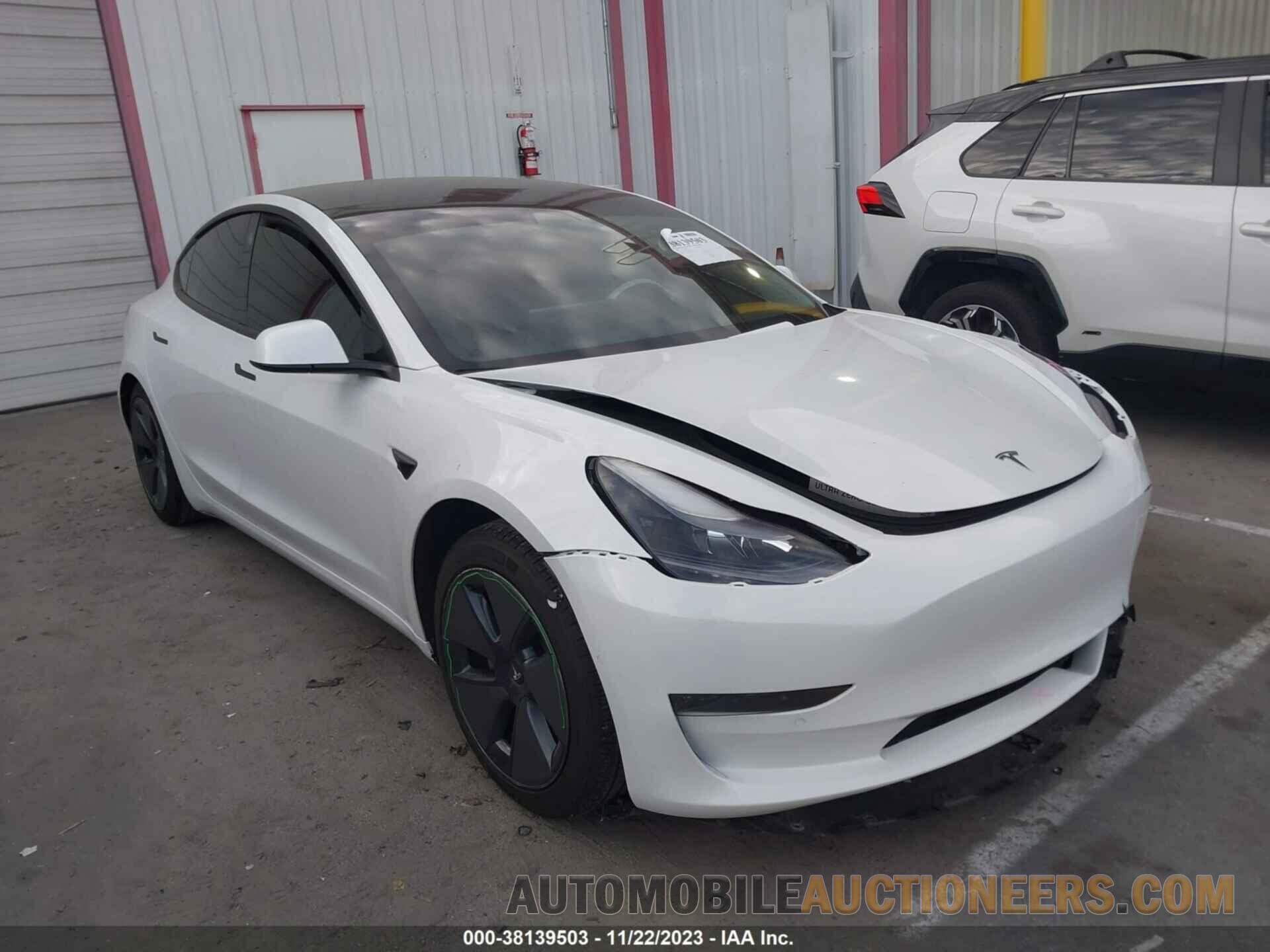 5YJ3E1EA7MF867747 TESLA MODEL 3 2021