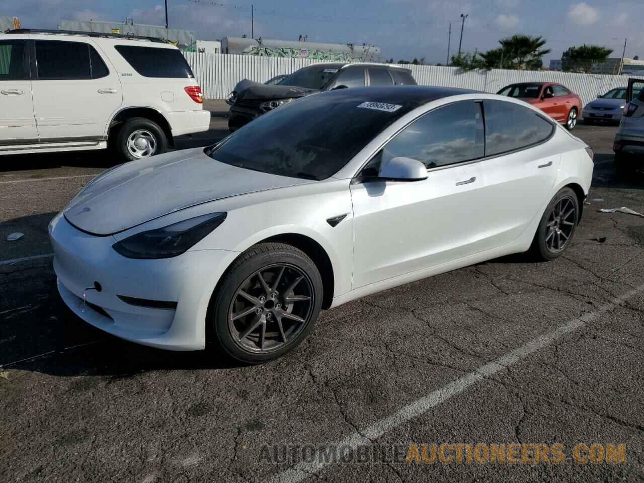 5YJ3E1EA7MF868431 TESLA MODEL 3 2021