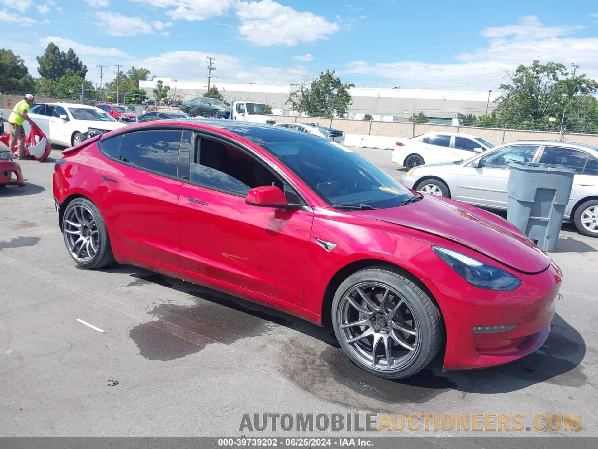 5YJ3E1EA7MF873029 TESLA MODEL 3 2021