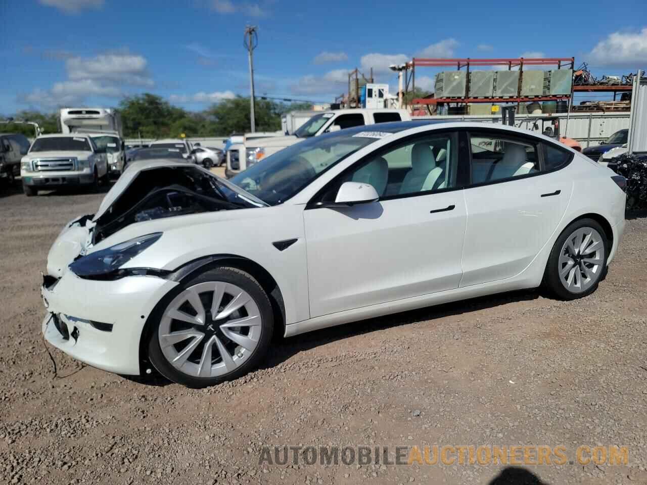 5YJ3E1EA7MF908796 TESLA MODEL 3 2021