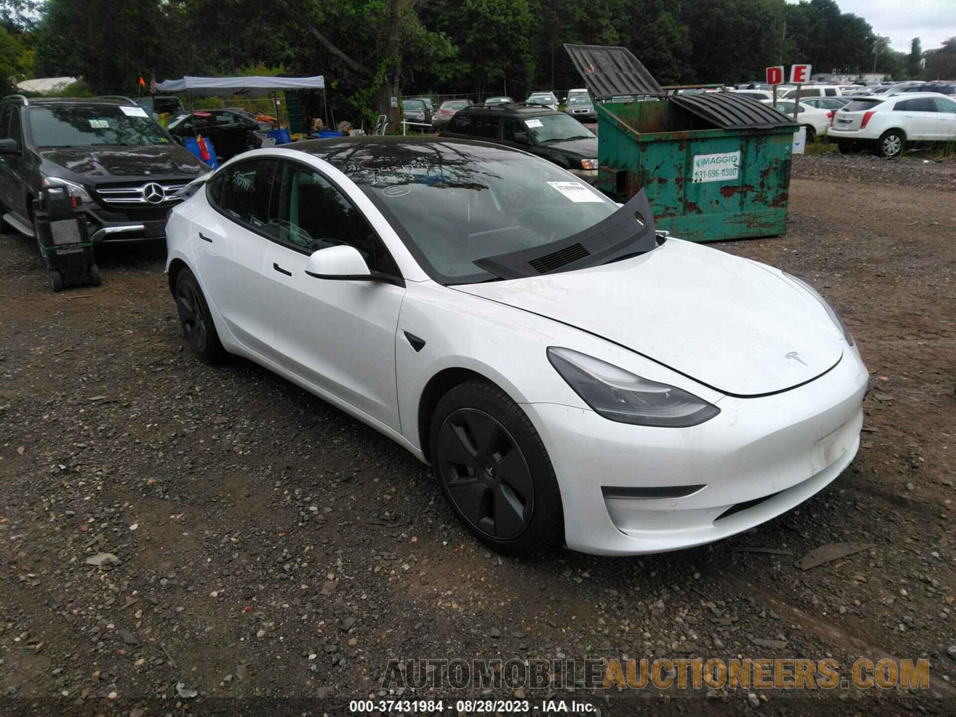 5YJ3E1EA7MF921158 TESLA MODEL 3 2021