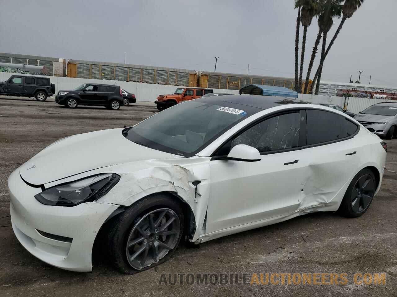 5YJ3E1EA7MF921578 TESLA MODEL 3 2021